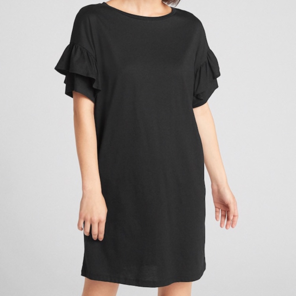 GAP Ruffle T-Shirt Dress